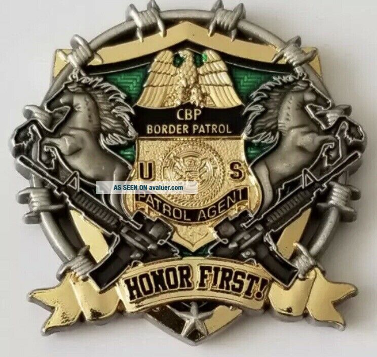 US Border Patrol 90th Anniversary Badge & Coin Set | #2779118