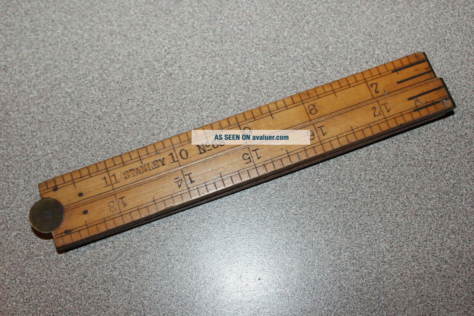 Vintage Stanley 24 Inch Wood 4 Way Folding Ruler Made In USA No. 68 ...