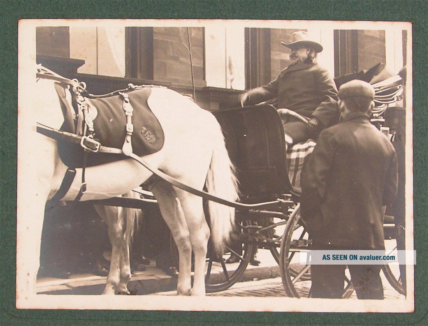 1910s BUFFALO BILLS WILD WEST LARGE CARD MOUNT PHOTO OF BILL CODY IN ...