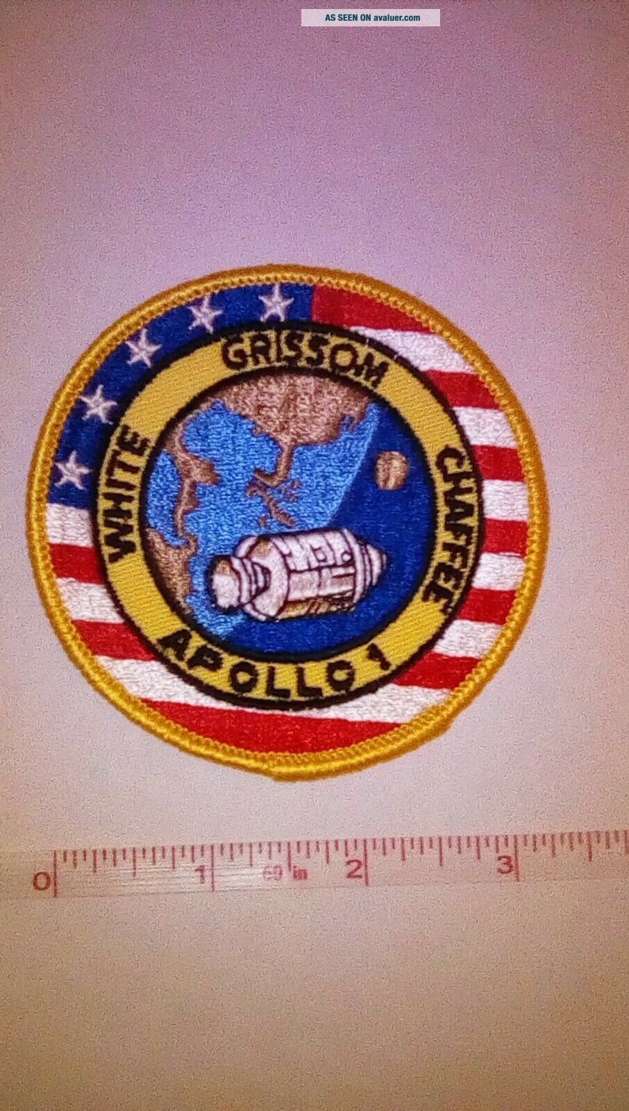 APOLLO 1 LION BROTHERS VINTAGE NASA CLOTH BACK SPACE PATCH | #2833768