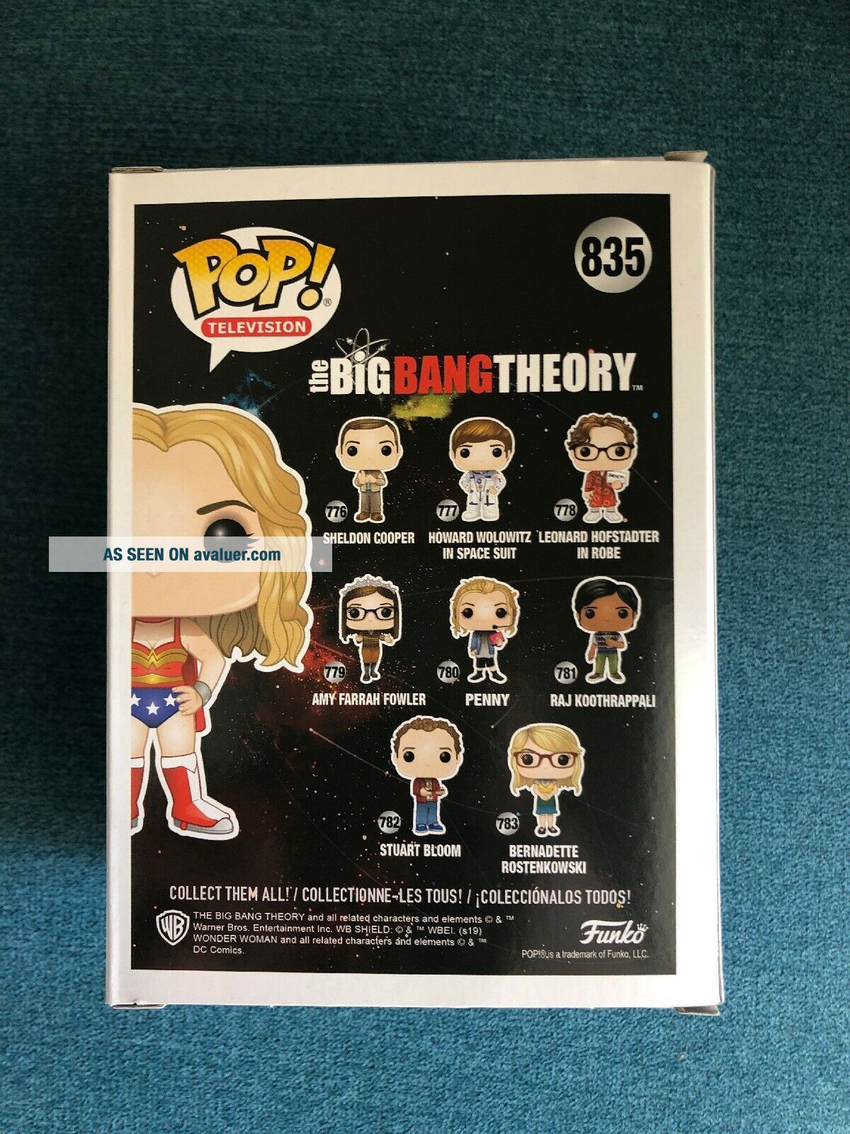 FUNKO POP 2019 SDCC PENNY AS WONDER WOMAN BIG BANG THEORY IN HAND ...