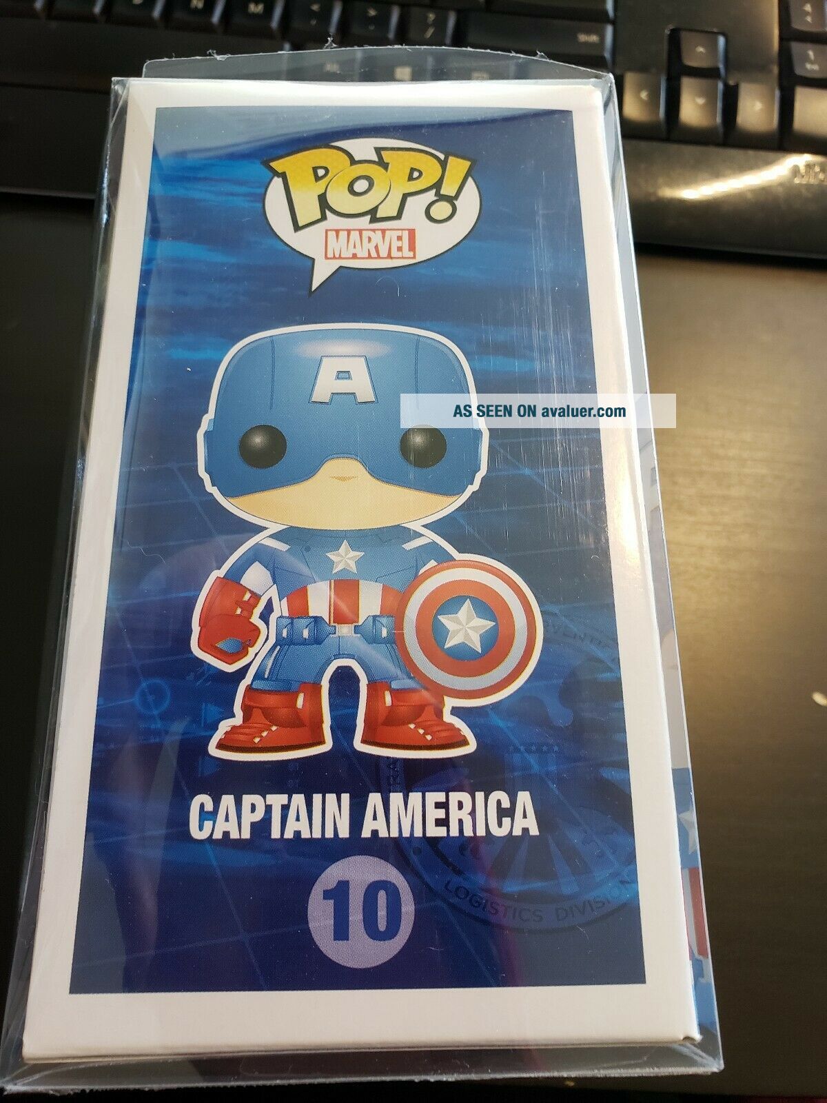 Funko Pop! Marvel Studios 10: Captain America (Chrome) (Bobblehead) - Figura In Vinile Da Collezione