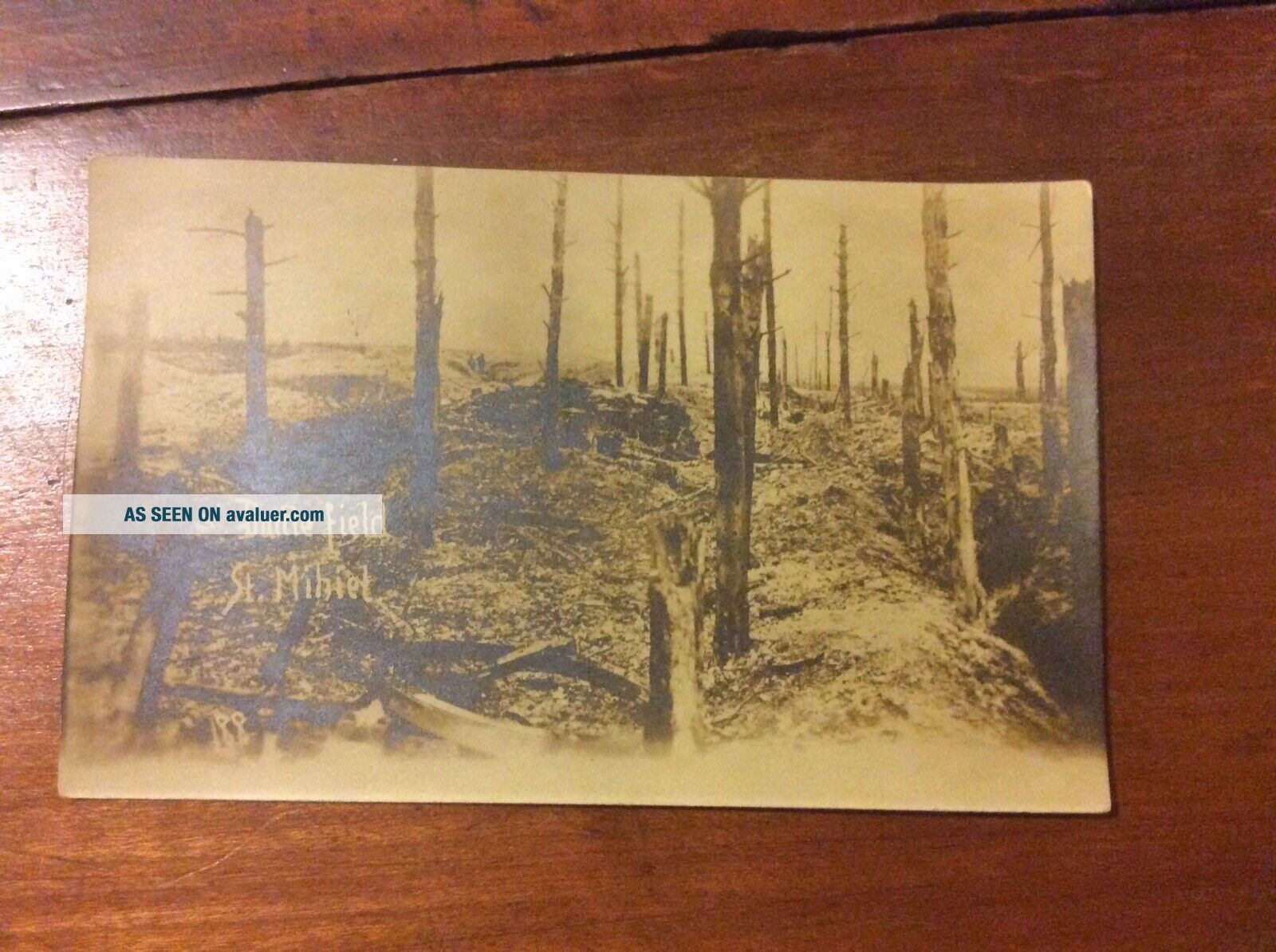 World War I WWI Postcard Real Photo RPPC Battle Field At Saint Mihiel France