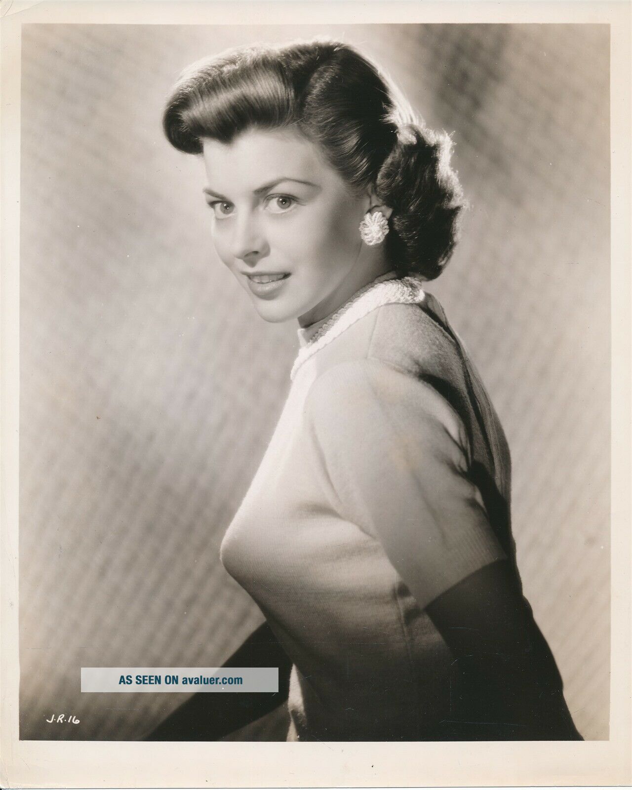 JOAN RICE 1950s 8 x 10 Sexy Buxom Sweater Girl Press Photo