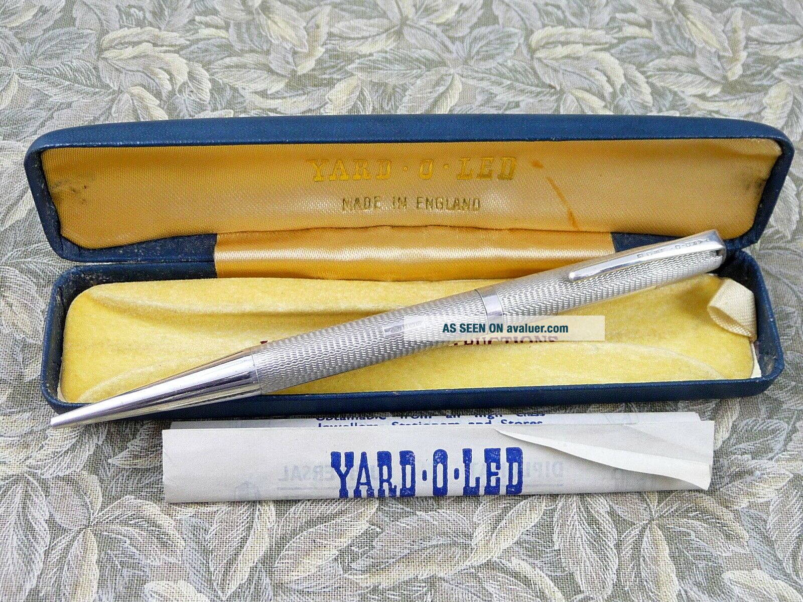 YARD O LED DELUXE Sterling Silver Mechanical Pencil 1969 In Case yard-o-led-deluxe-sterling-silver-mechanical-pencil-1969-in-case