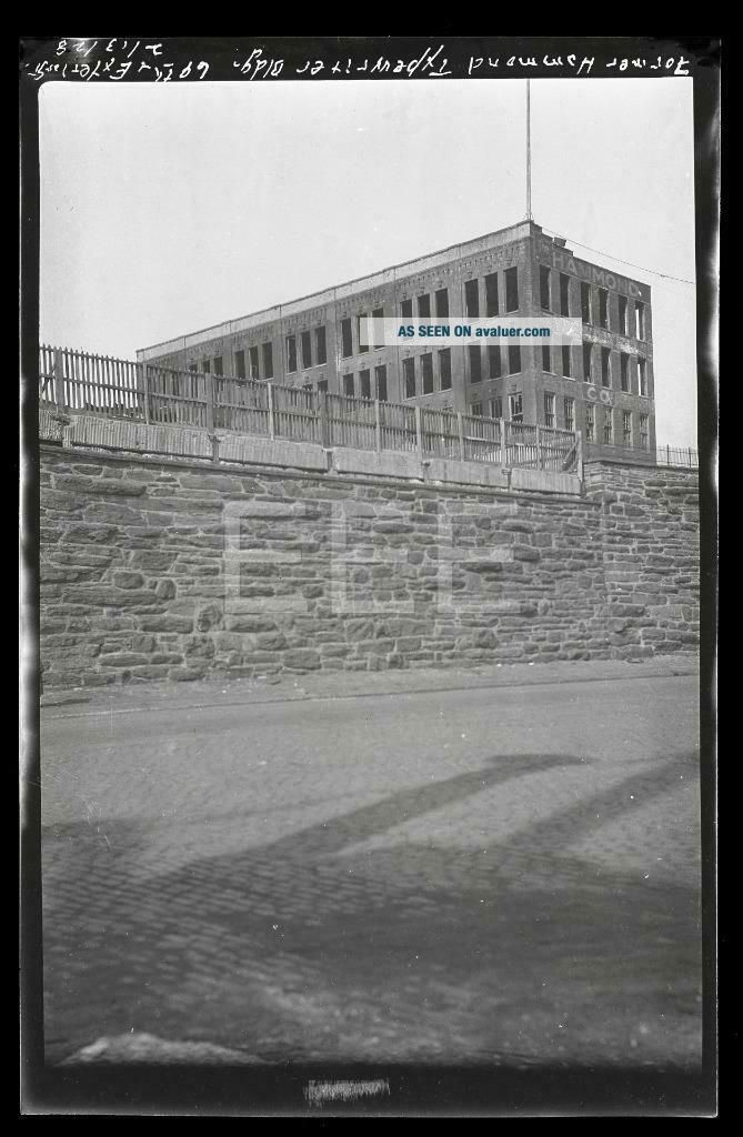 1928 Hammond Typewriter 69th St Manhattan NYC York Old Photo Negative 662B