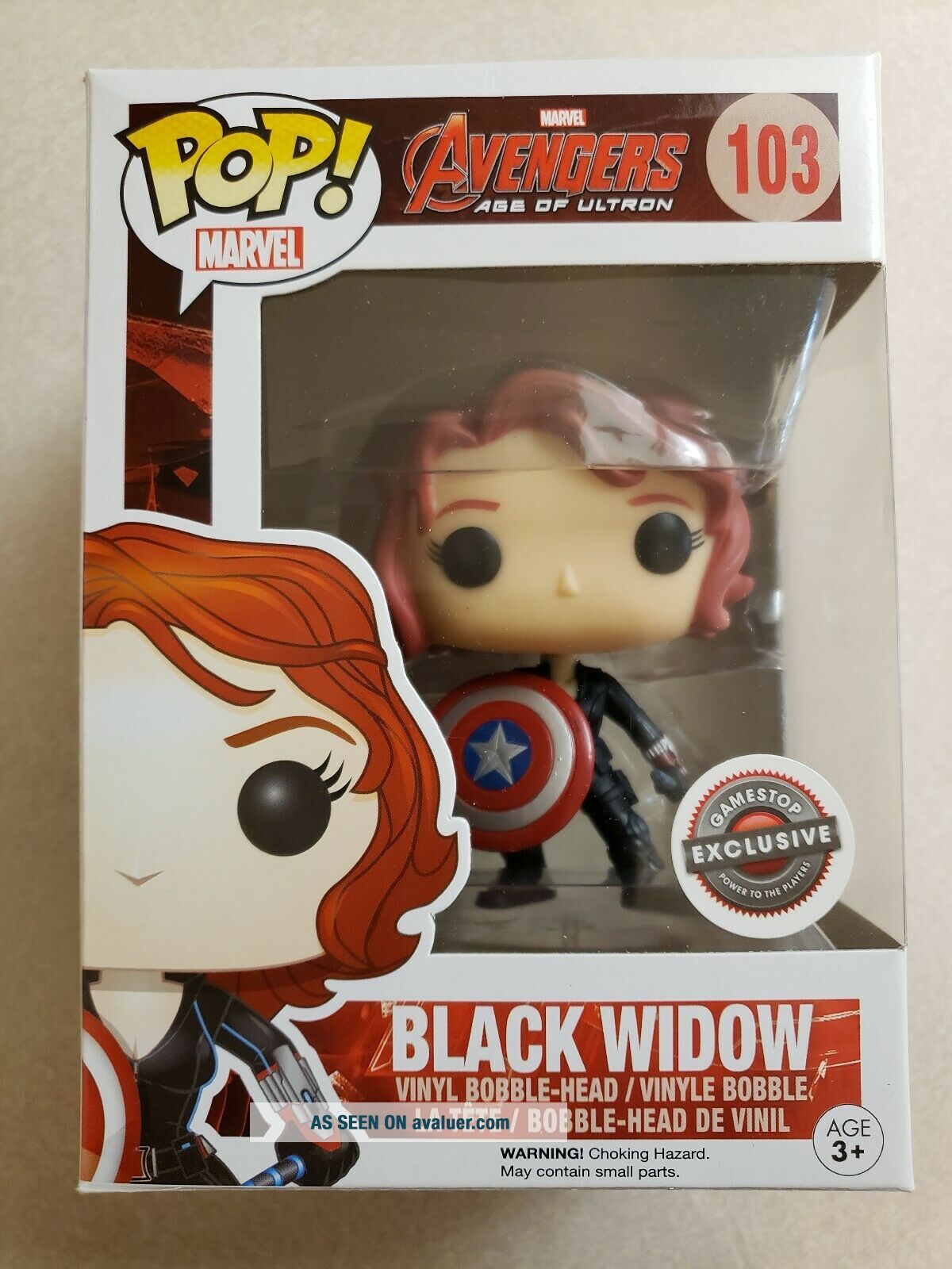 FUNKO POP #95 Scarlet Witch Marvel Avengers Age of Ultron Damaged Box