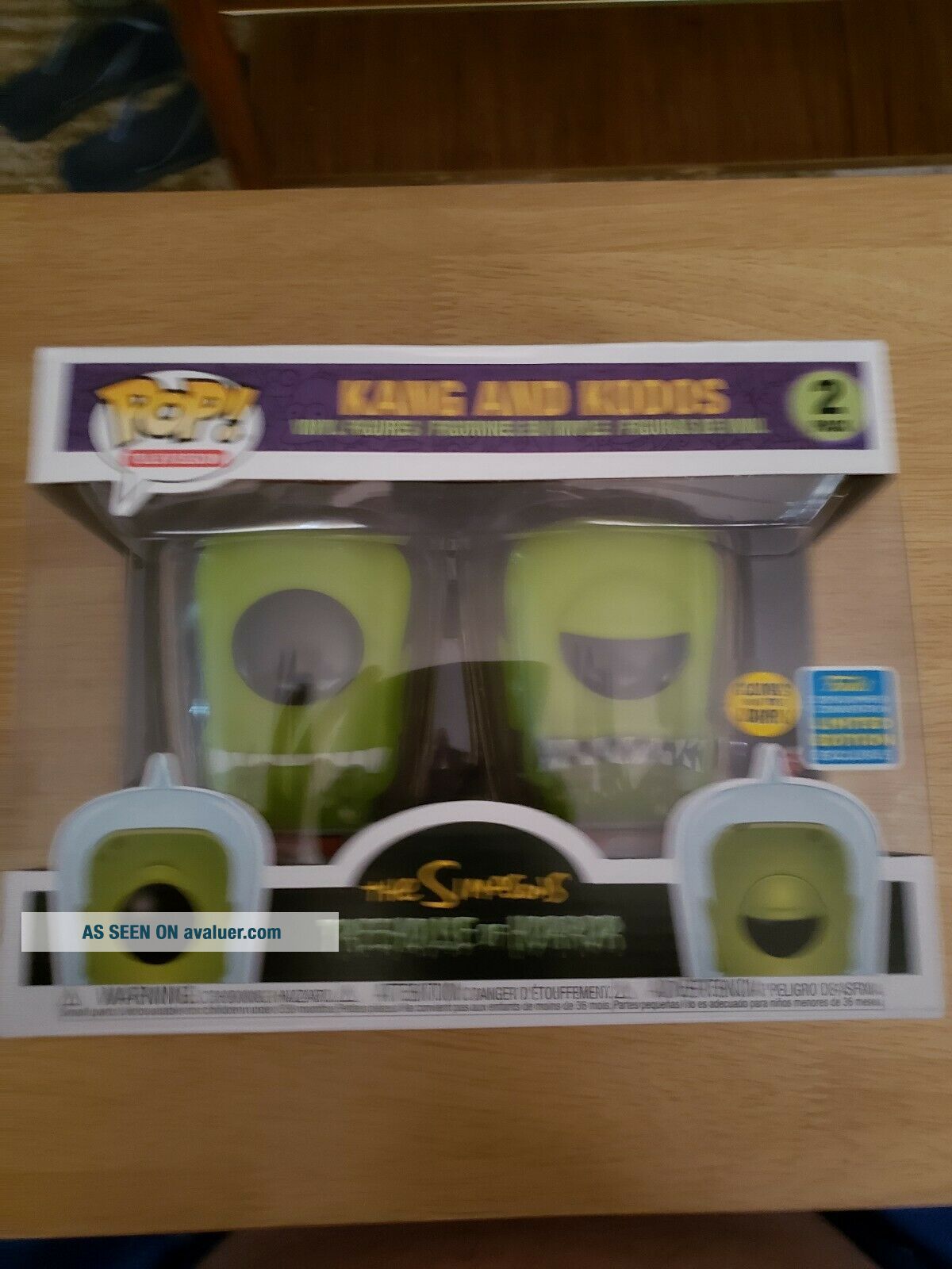 Funko Pop! Television The Simpsons Kang And Kodos #2 Pack SDCC 2019 Exclusive GITD main image 0