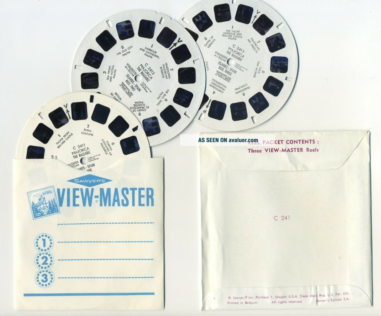 View Master Packet MAJORCA MAYORCA The Balearic Islands Spain ViewMaster Packet C - 241 ...