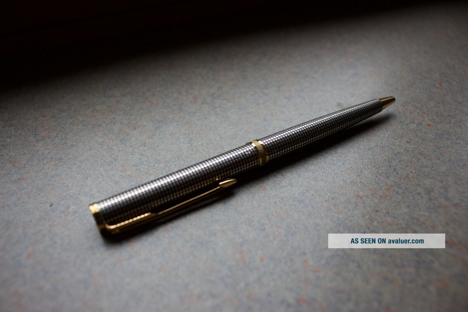 Rare Parker Premier Cisele Sterling Silver Ballpoint Pen | #3473045
