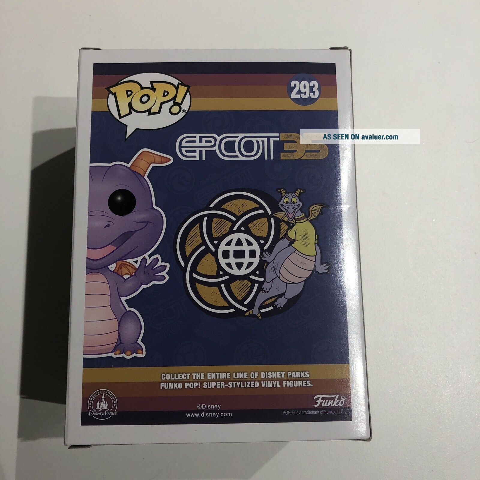 Pop 35 Figment Funko POP 293 Disney Park Exclusive Disney World Epcot 35 ...