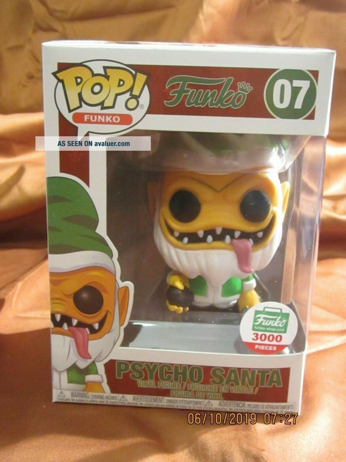 Pycho Pop FUNKO POP PSYCHO SANTA YELLOW GREEN ELF FUNKO SHOP EXCLUSIVE LTD 3000 ...
