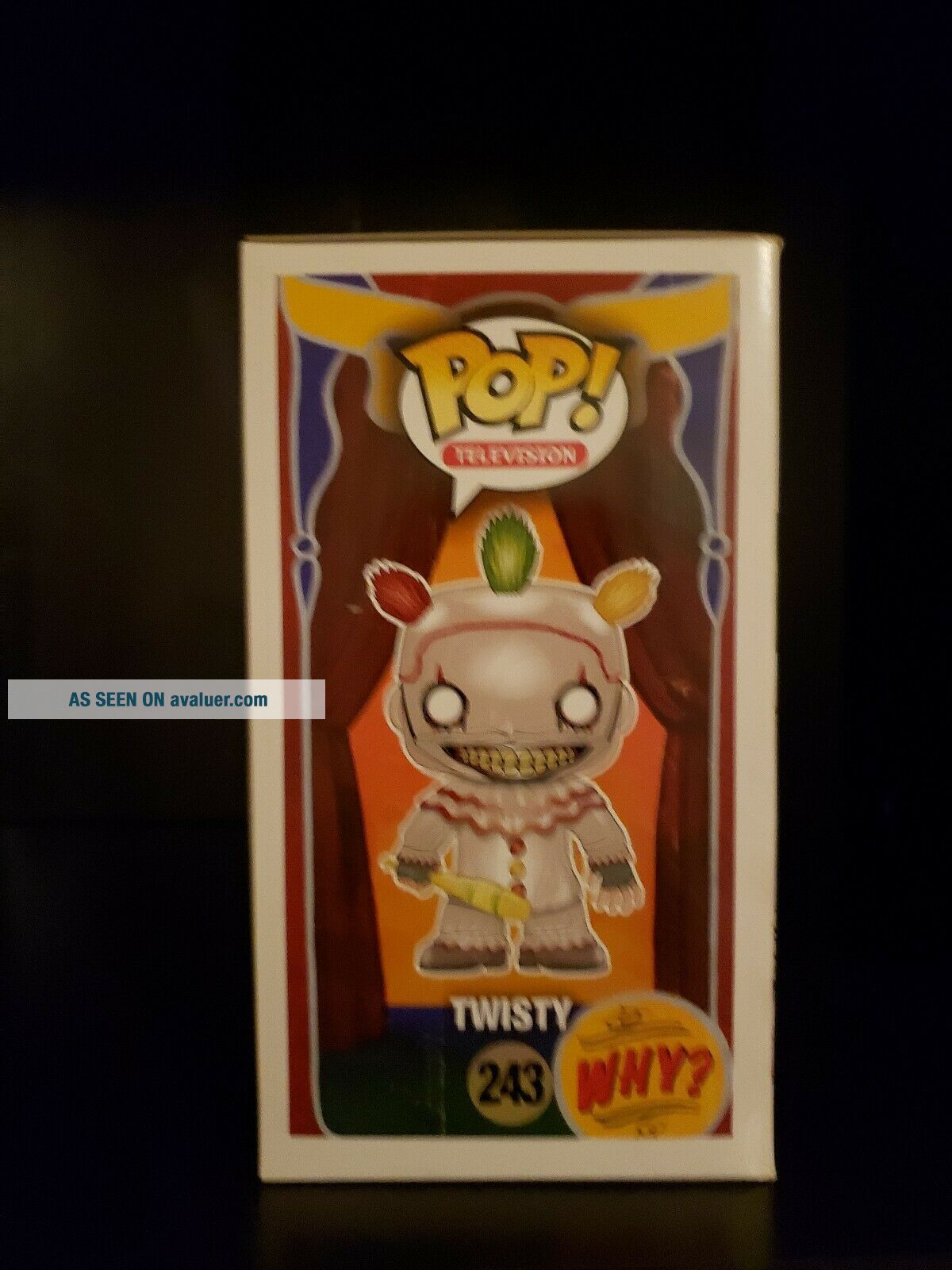 Funko Pop American Horror Story Freak Show TWISTY The CLOWN 243 VAULTED