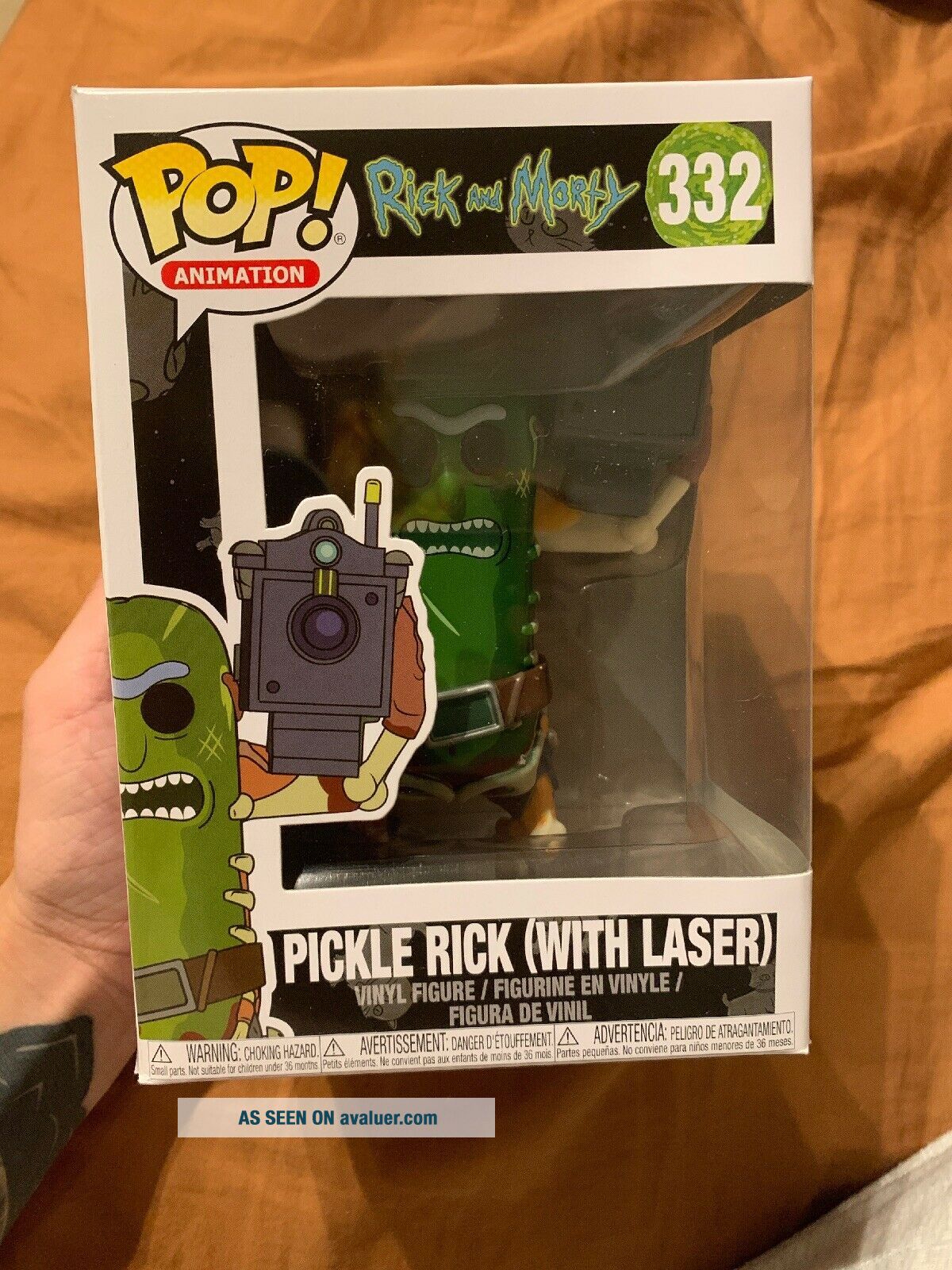 Rick And Morty Funko Pop Pickle Rick (with Laser) 332 | #3636105
