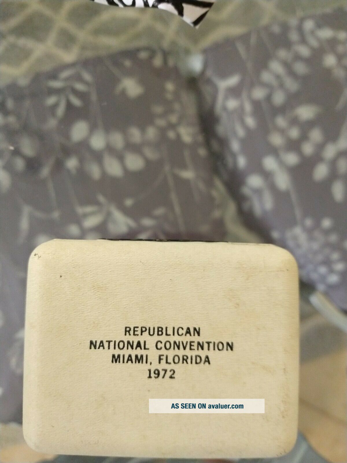 1972 Republican National Convention Host Committee Gift Box Richard ...
