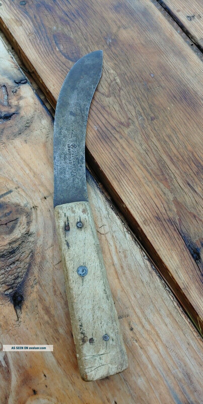 Antique I WILSON Sycamore St Sheffield England Skinning Fur Trade