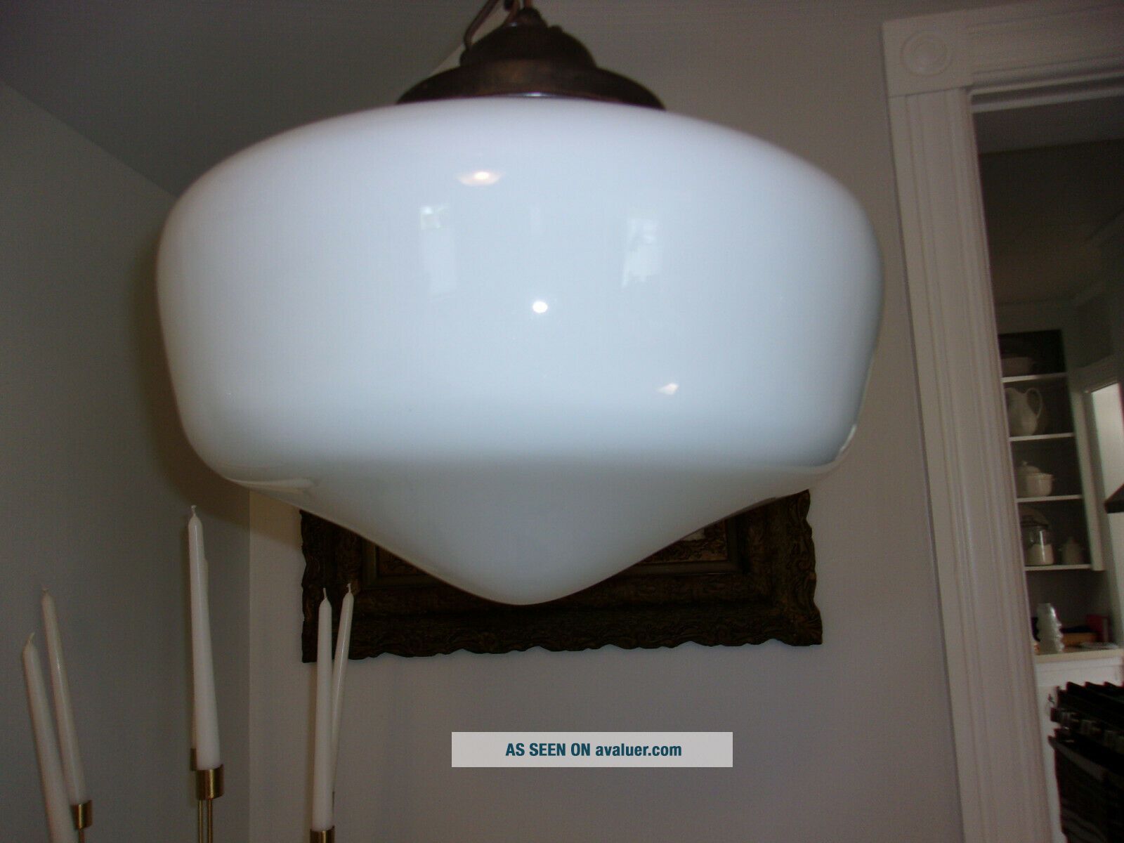 Rectangular Light Fixture Old RARE VINTAGE OLD SCHOOL HOUSE LIGHT, CEILING FIXTURE 15