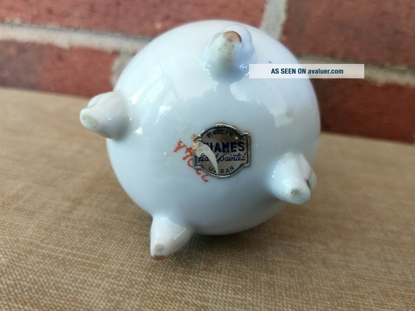 Vintage Porcelain Thames Hand Painted Floral Bud Vase Footed Made In ...