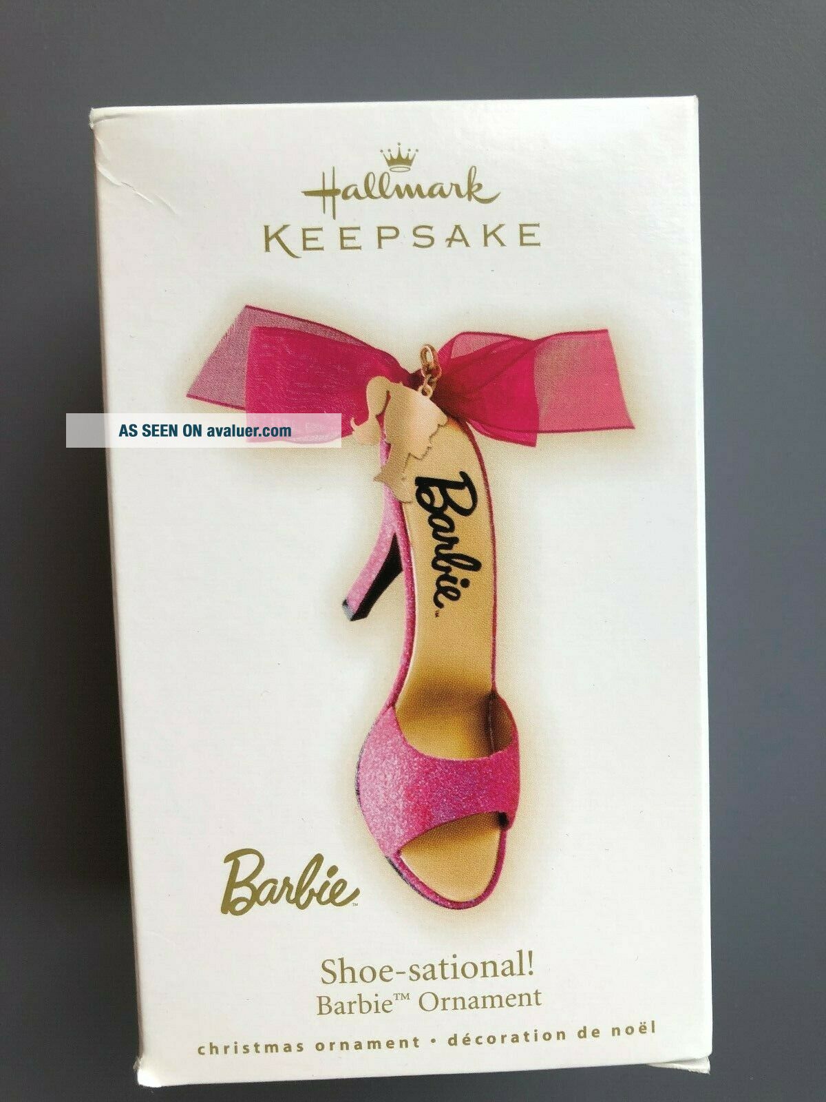 HALLMARK 2009 BARBIE SHOE SATIONAL ORNAMENT 4242303