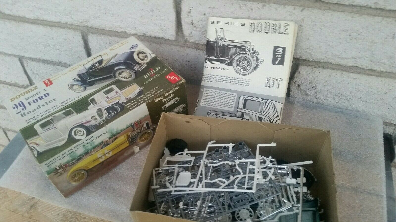 AMT Ford 29 Model A Kit T129 - 200 Double Kit Parts Box/inst Custom ...