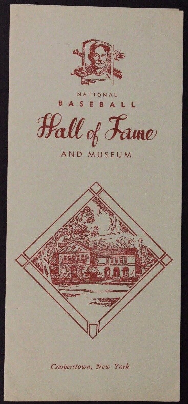 National Baseball Hall Of Fame And Museum Brochure And Map Sports ...