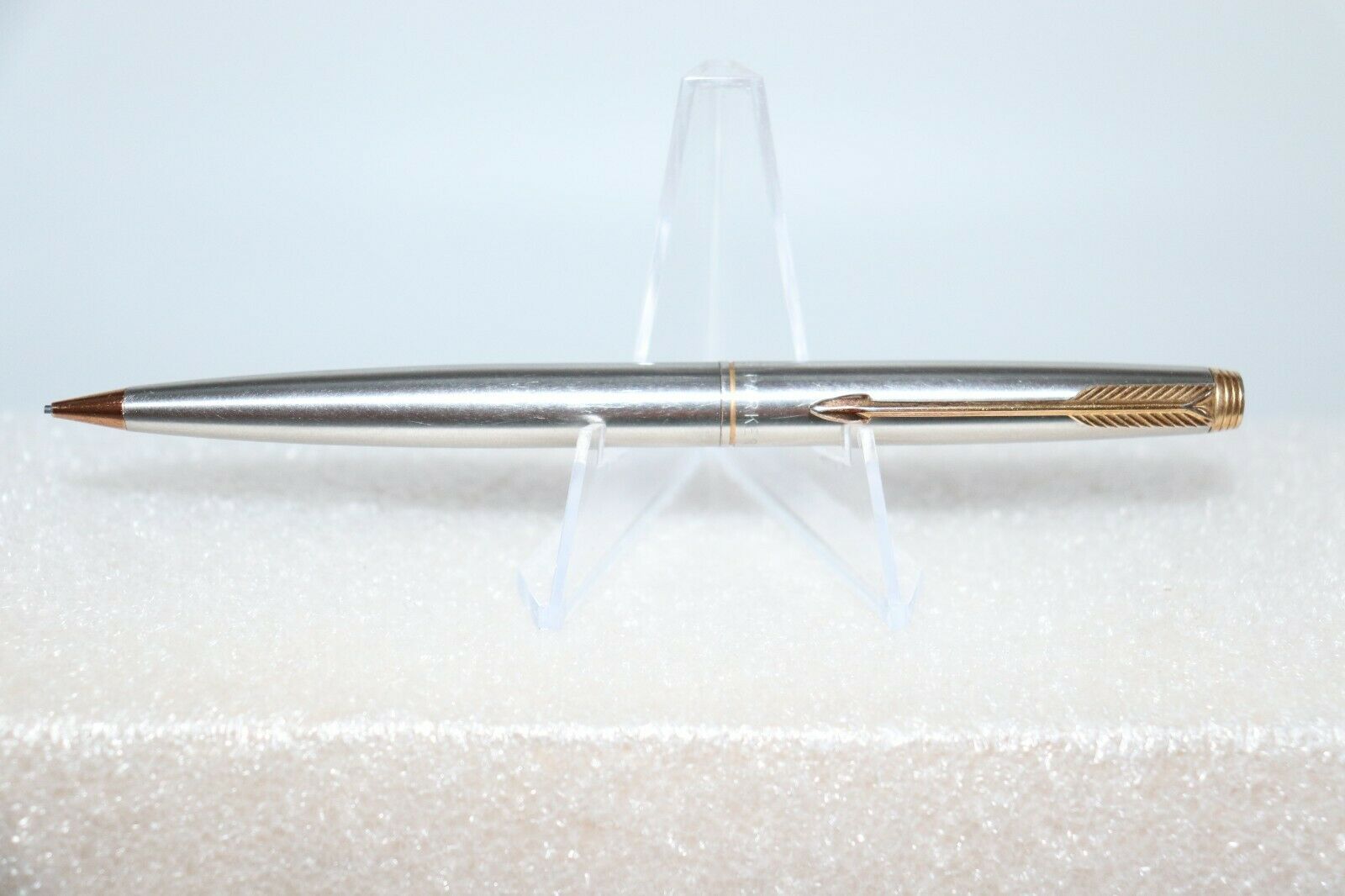 Vintage Stainless Steel Gold Trim PARKER 75 Mechanical Pencil USA ...