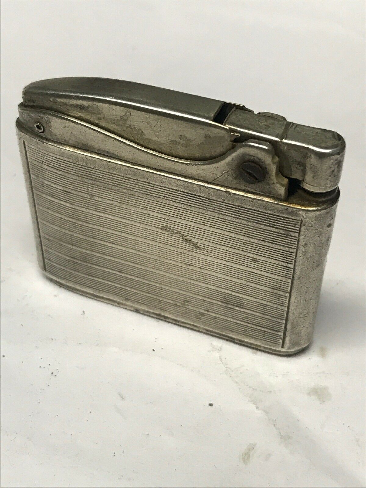 Vintage Ronson Adonis STERLING SILVER Petrol Cigarette Lighter | #19093566