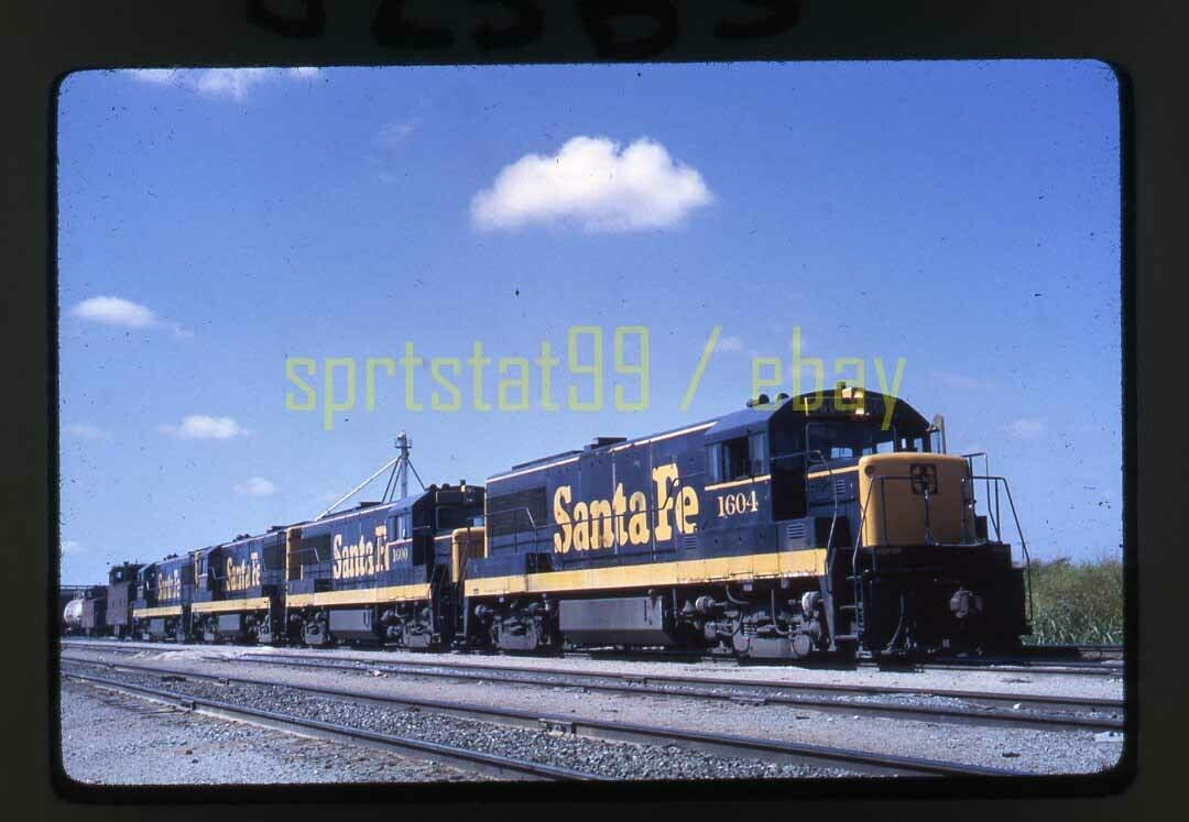 ATSF Santa Fe GE U25B Locomotive 1604 - Duplicate 35mm Railroad Slide ...