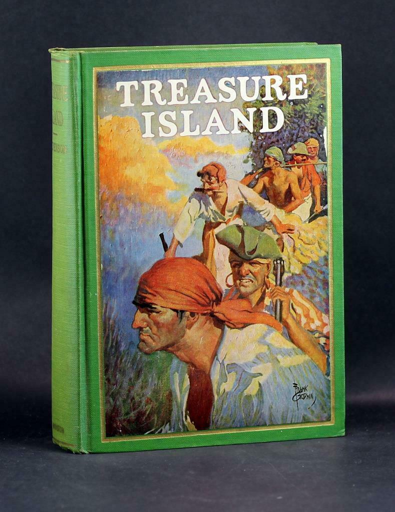 1924 Treasure Island Robert Louis Stevenson Frank Godwin Illustrated
