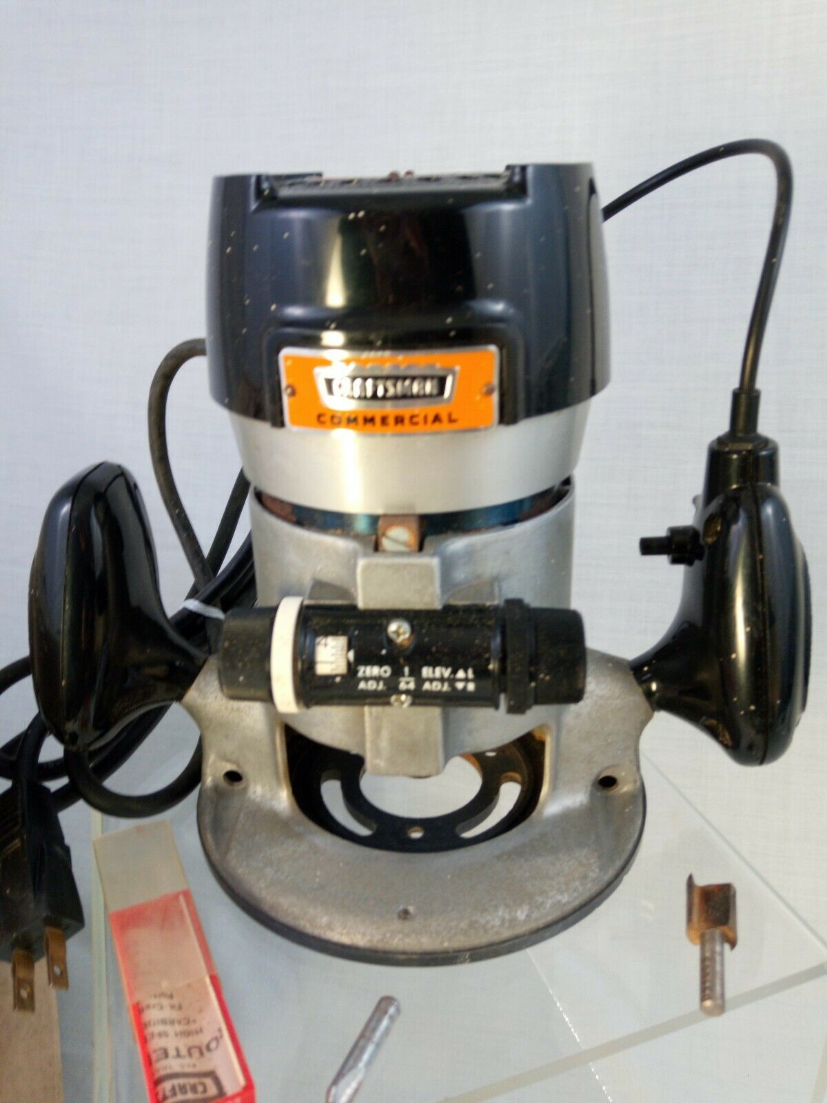 Sears Craftsmen Router Router Sears Craftsman 9 - 1738 Commercial Heavy Duty Power W/ Box Bits ...