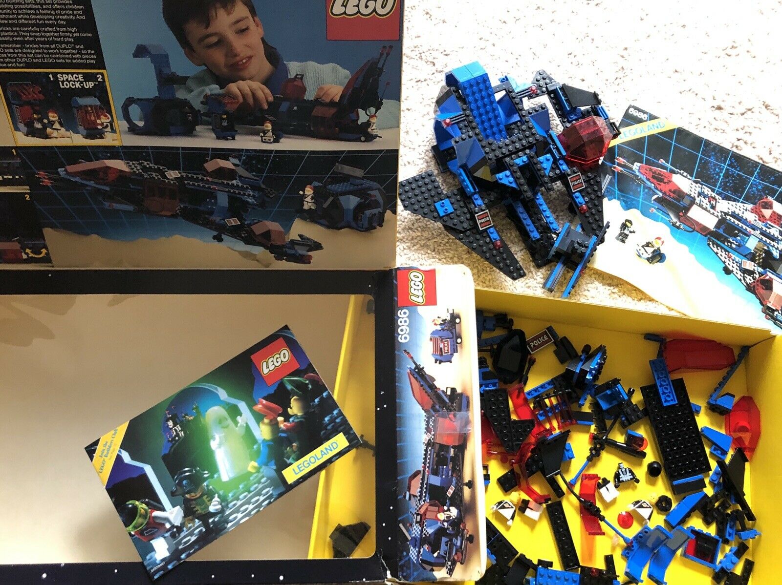 Vintage 1989 Lego Classic Space Police Mission Commander 6986 | #19561163