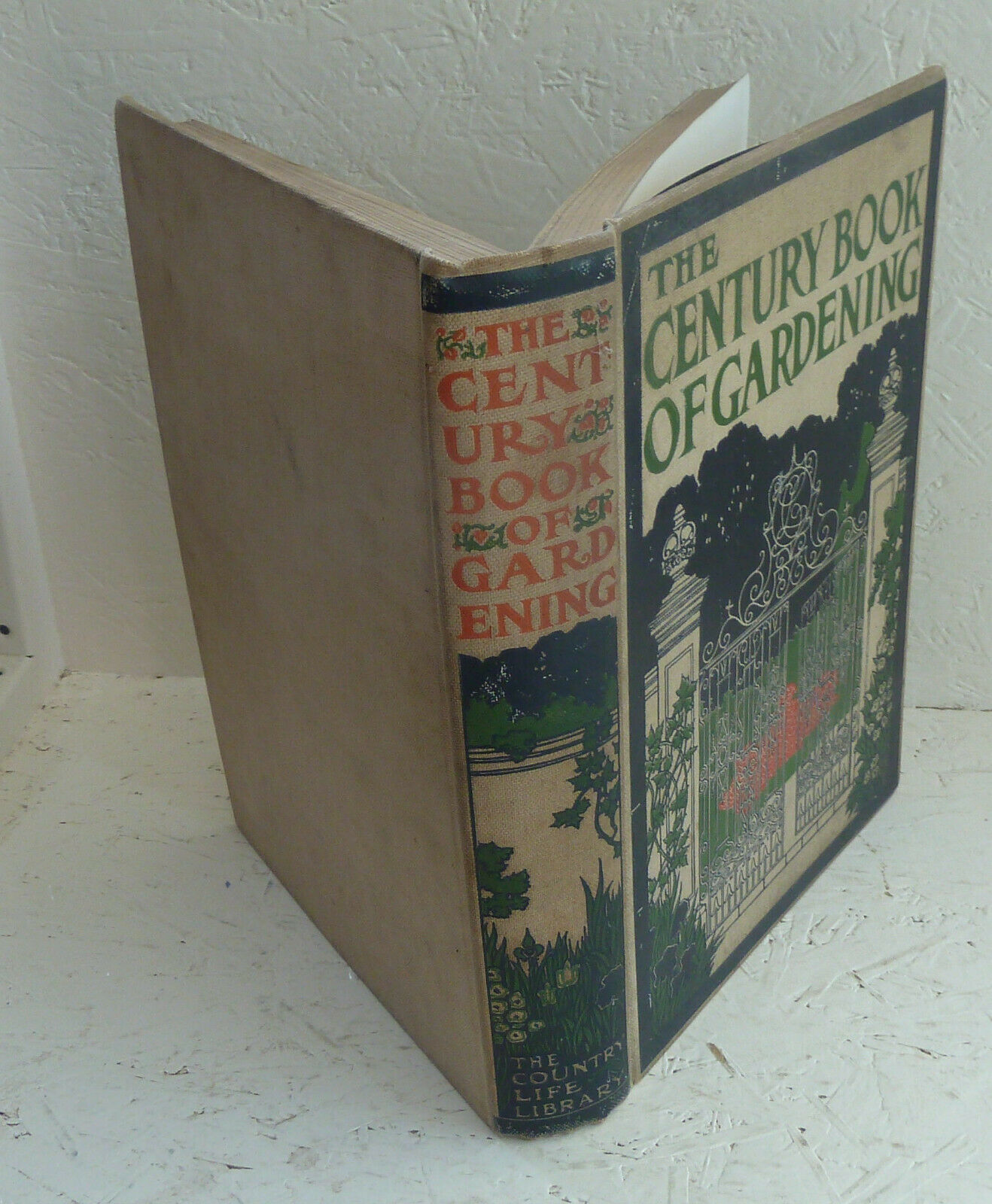 Large Vintage Book The Century Book Of Gardening Country Life