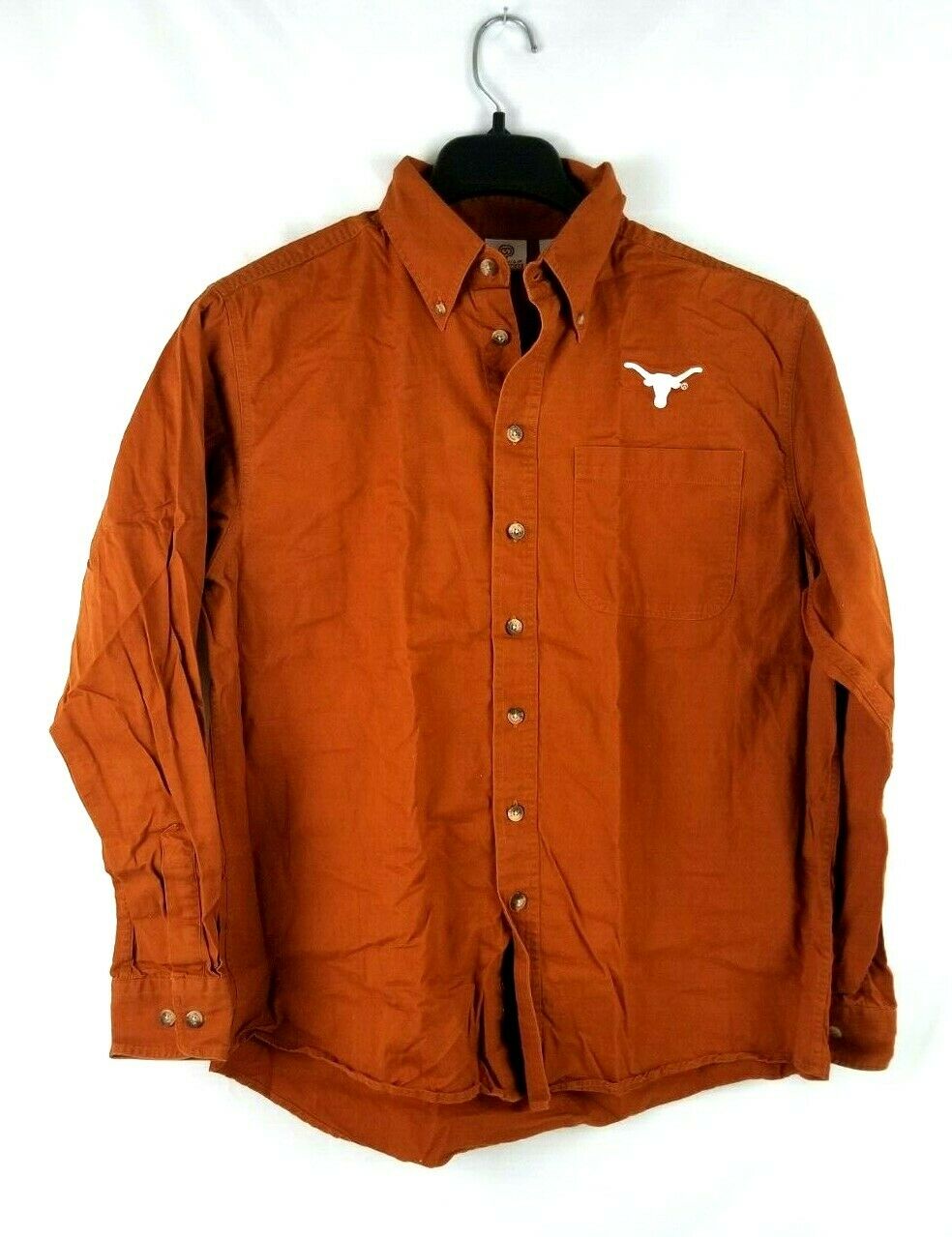 Campus Wear Mens M University Of Texas Longhorns Burnt Orange Button ...