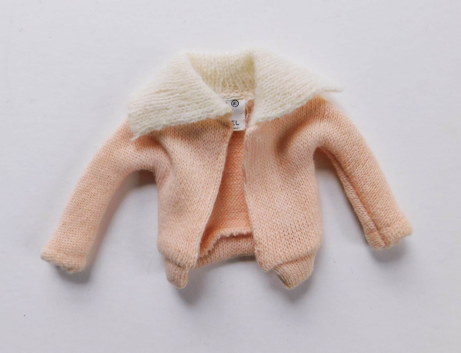 Vintage Barbie 1962 Pak Pink Knit Sweater Angora Collar B31 | #19410342