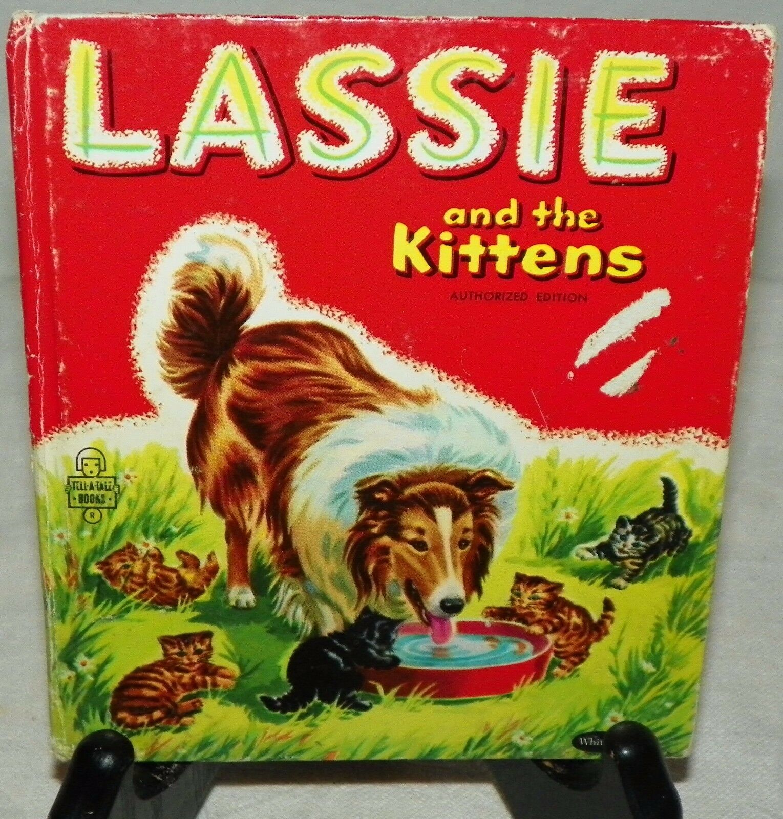 Lassie And The Kittens Authorized Edition 1956 Whitman Childrens Book