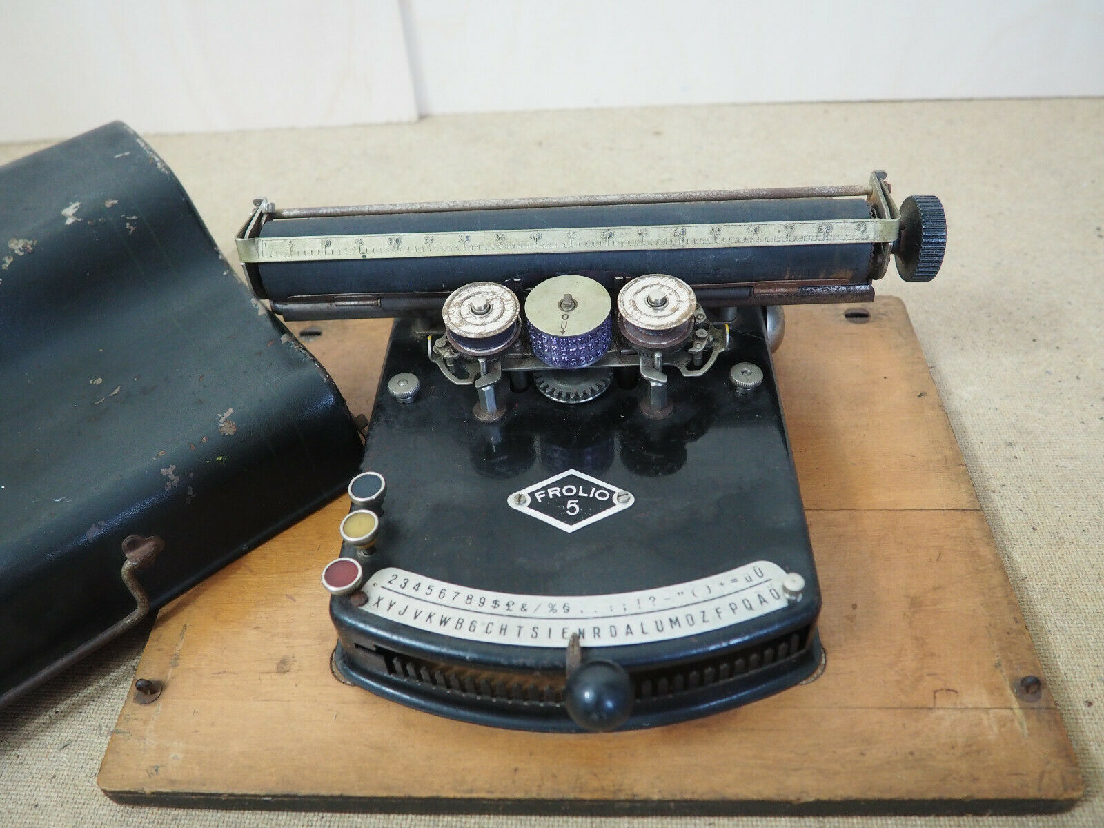 Antique Typewriter FROLIO 5 index machine écrire Schreibmaschine 打字机 タイプライター