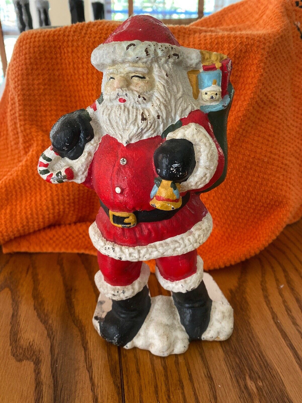 Cast Iron Santa Door Stop