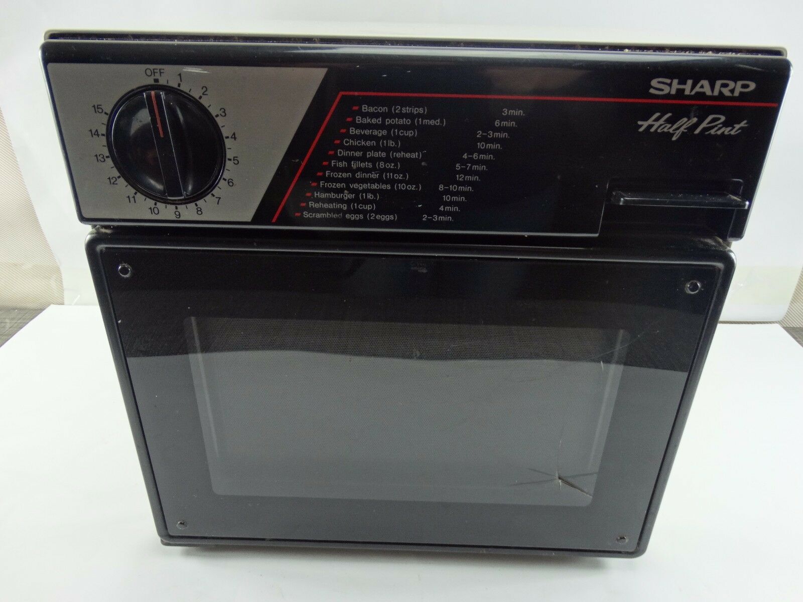 Sharp Rv Microwave Vintage Sharp R - 4060 Half - Pint Microwave Oven Camping Office Dorm ...