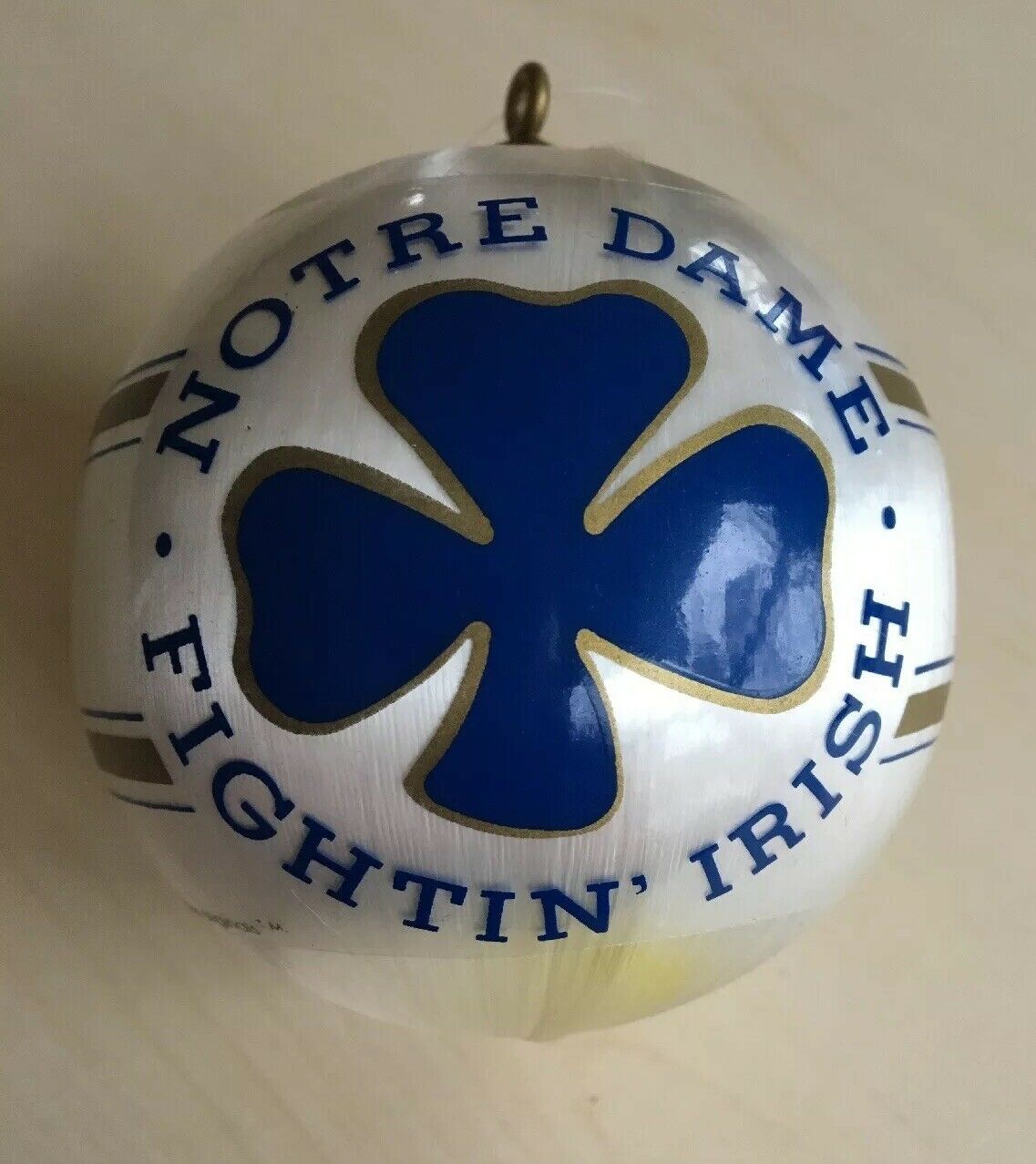 REDOAK FIGHTIN' IRISH Notre Dame University Fighting Irish College T-Shirt Made in USA Men's XXL cotton navy blue type Vintage Second Hand