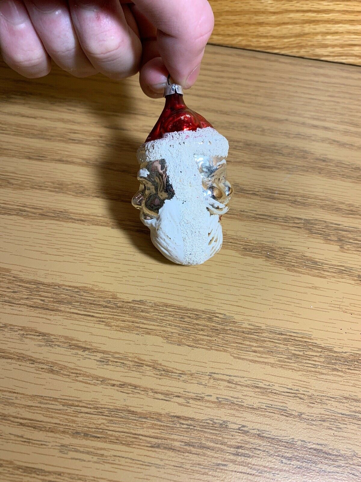Vintage Santa Claus Mercury Glass Christmas Ornament West Germany ...