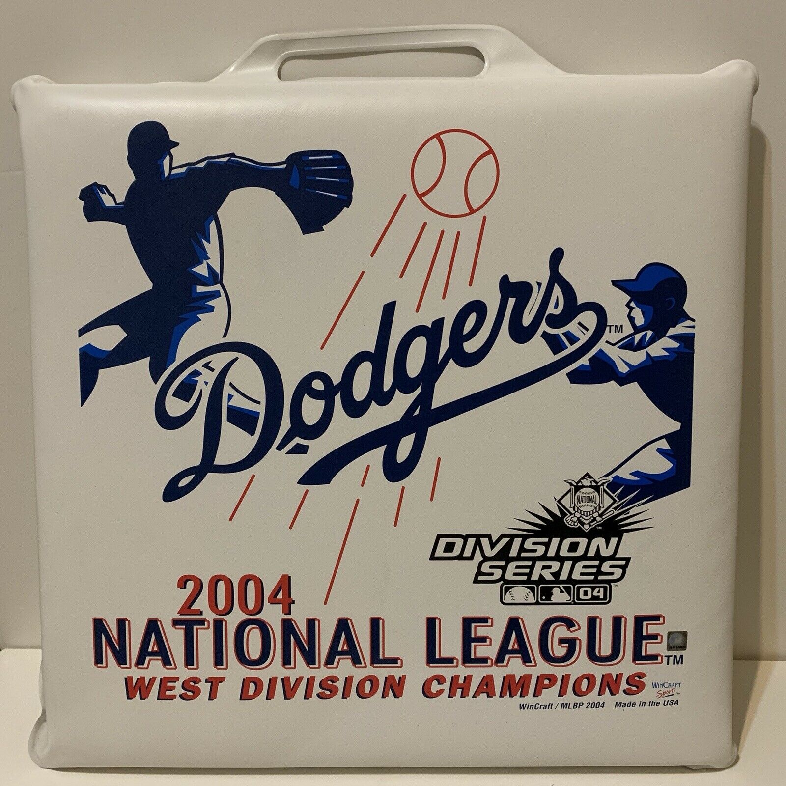 thumbnail image 2 of Original Vintage 1966 Los Angeles Dodgers National League Champs Blue Felt Pennant 2 of 6