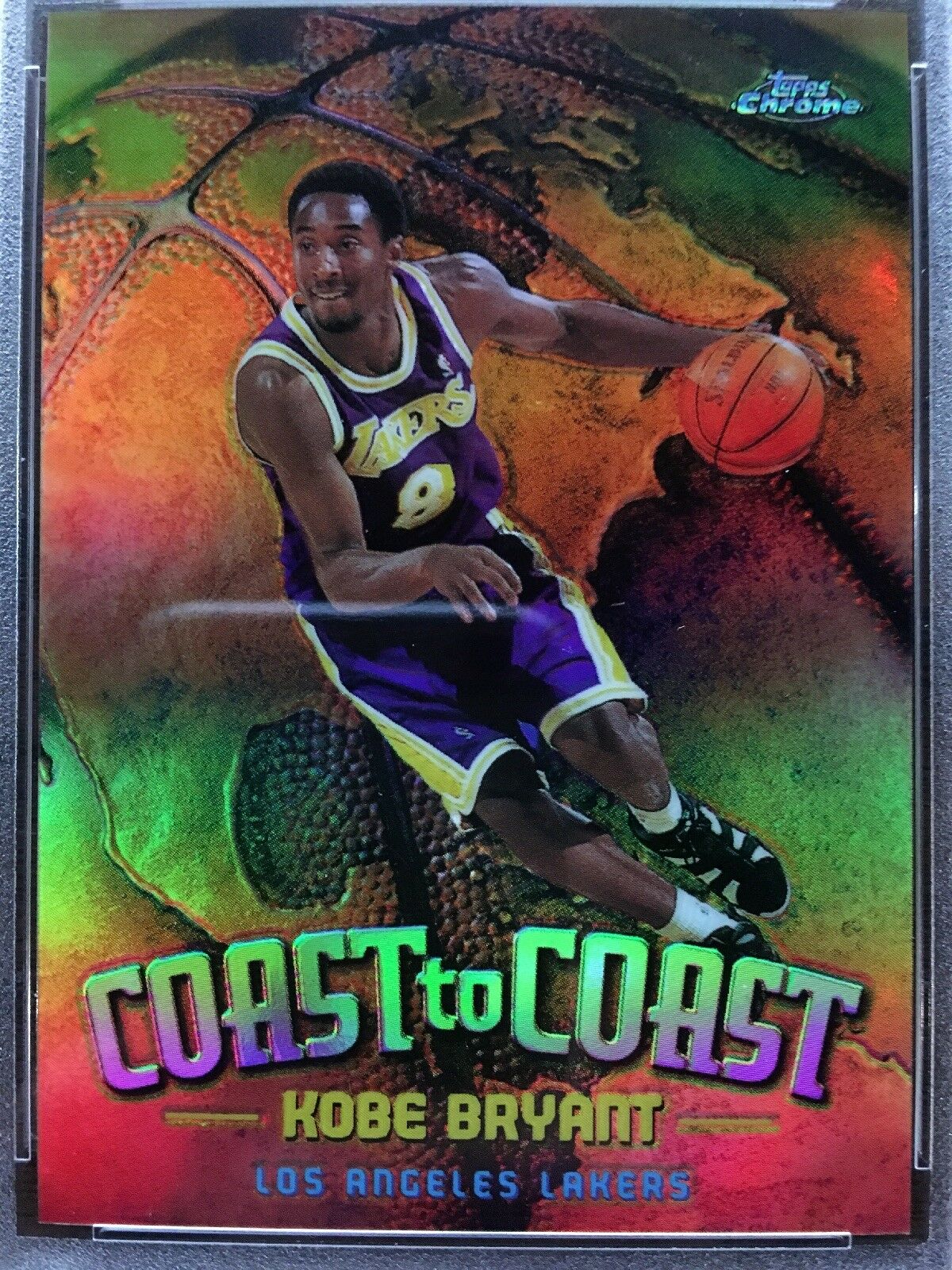 1998 Topps Chrome Kobe Bryant Refractor PSA 10 Coast To Coast CC1 ...