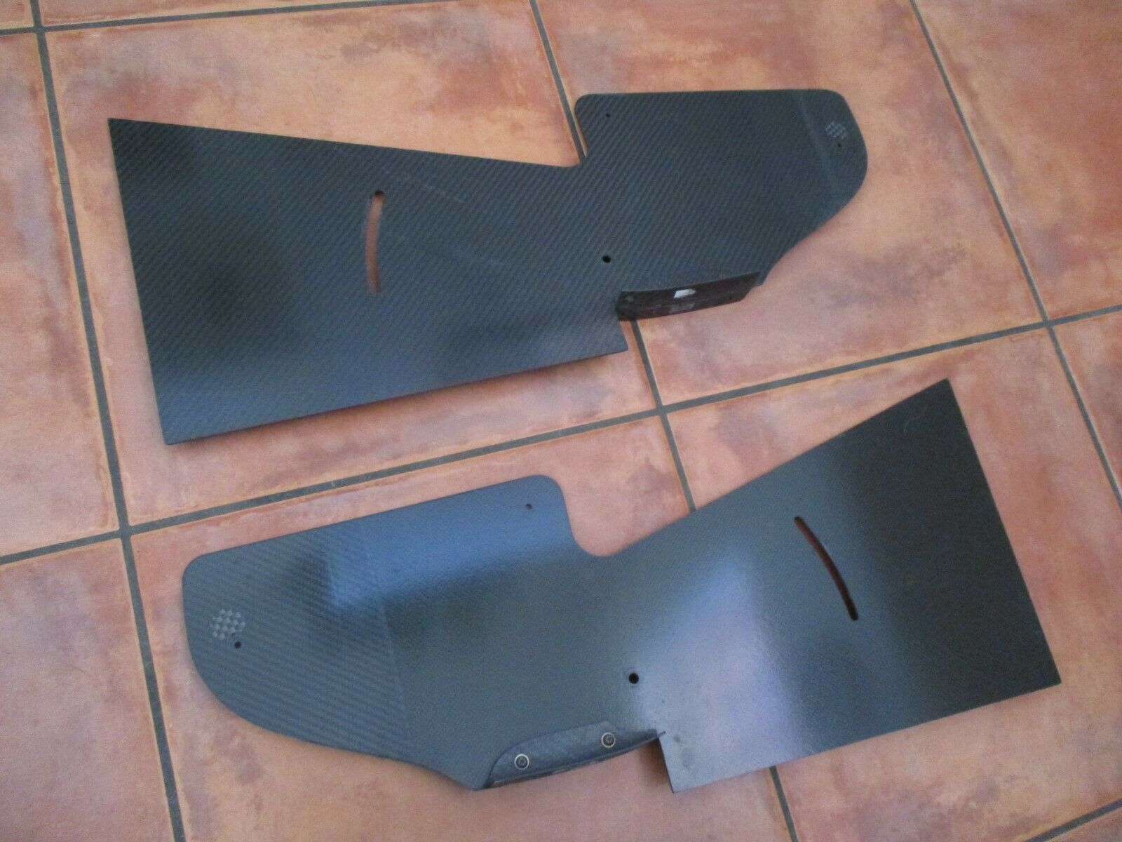 INDY CAR DALLARA DW12 CARBON FIBER ROAD COURSE FRONT WING SUPPORT END ...