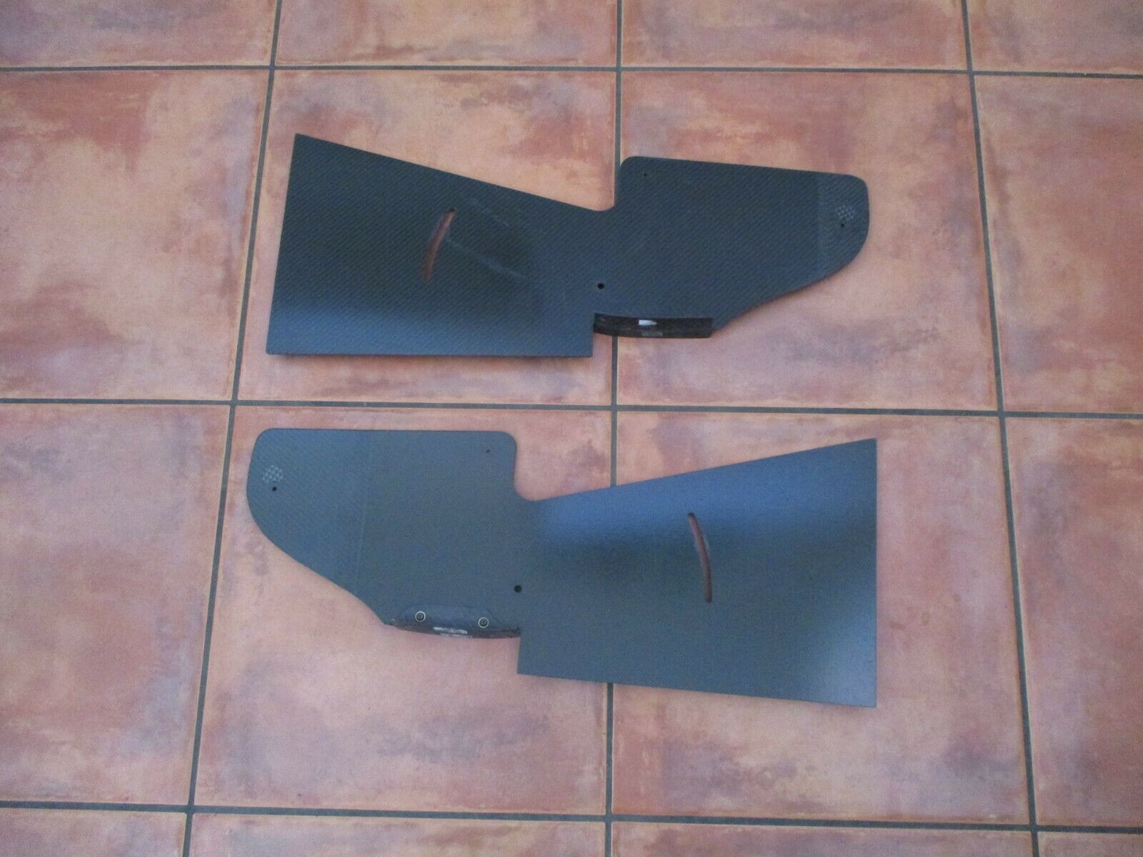 INDY CAR DALLARA DW12 CARBON FIBER ROAD COURSE FRONT WING SUPPORT END ...
