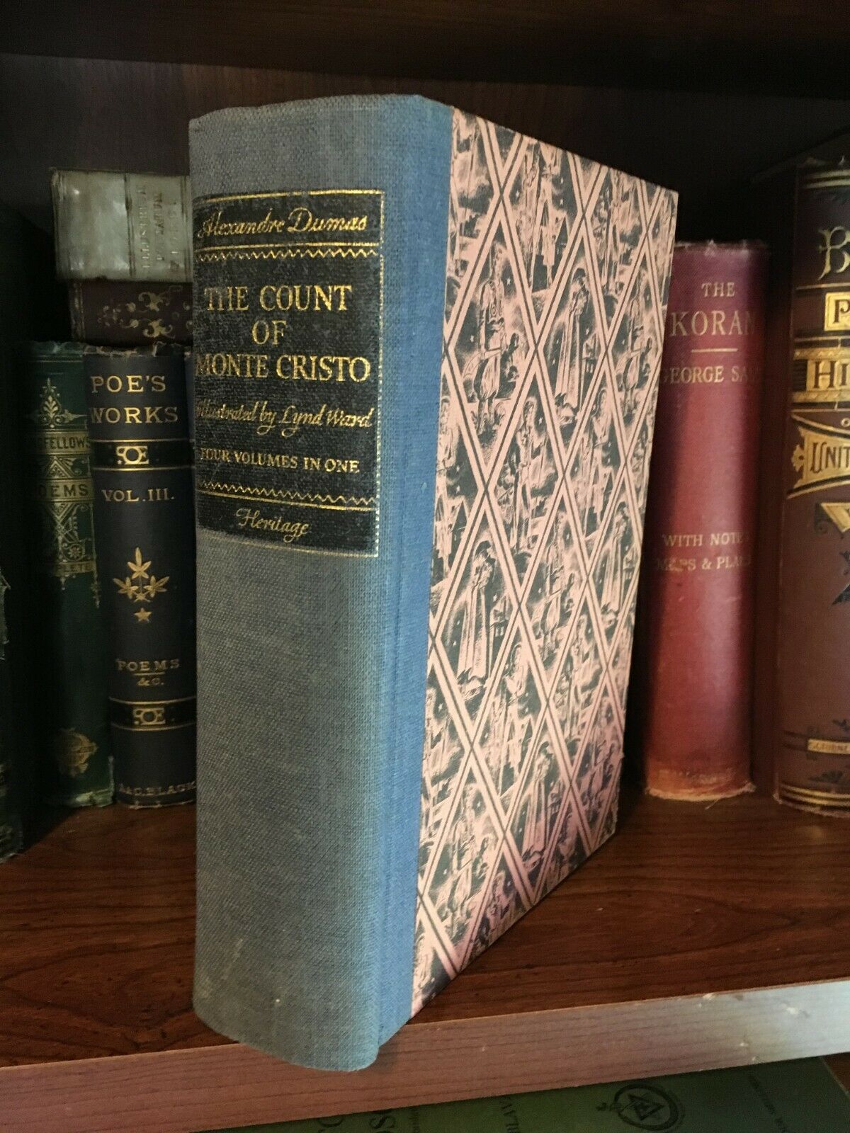 1941 The Count Of Monte Cristo Alexandre Dumas Illustrated Lynd