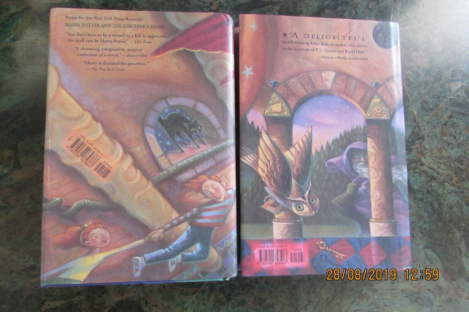 HARRY POTTER Sorcerer ' S Stone & Chamber Of Secrets 1st American ...